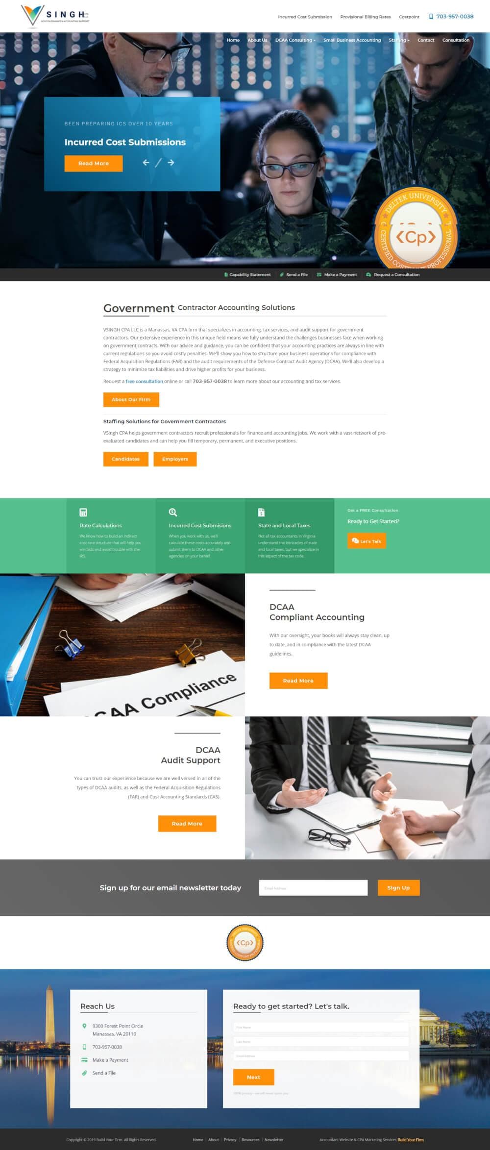 V Singh CPA - Medical Specialty